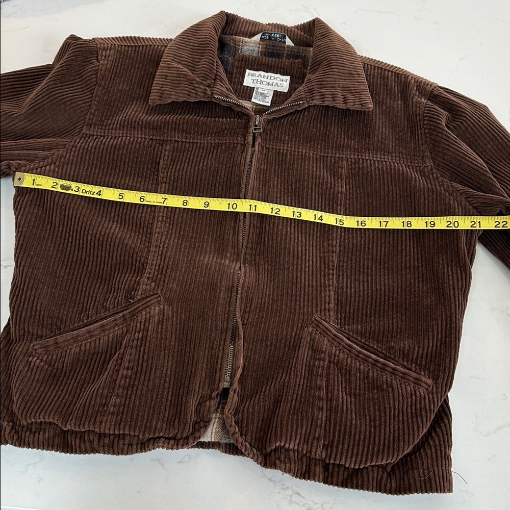 Brandon Thomas Dark Brown Corduroy Jacket - Picture 11 of 12